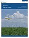 Aerial Application aircraft flying over crop field